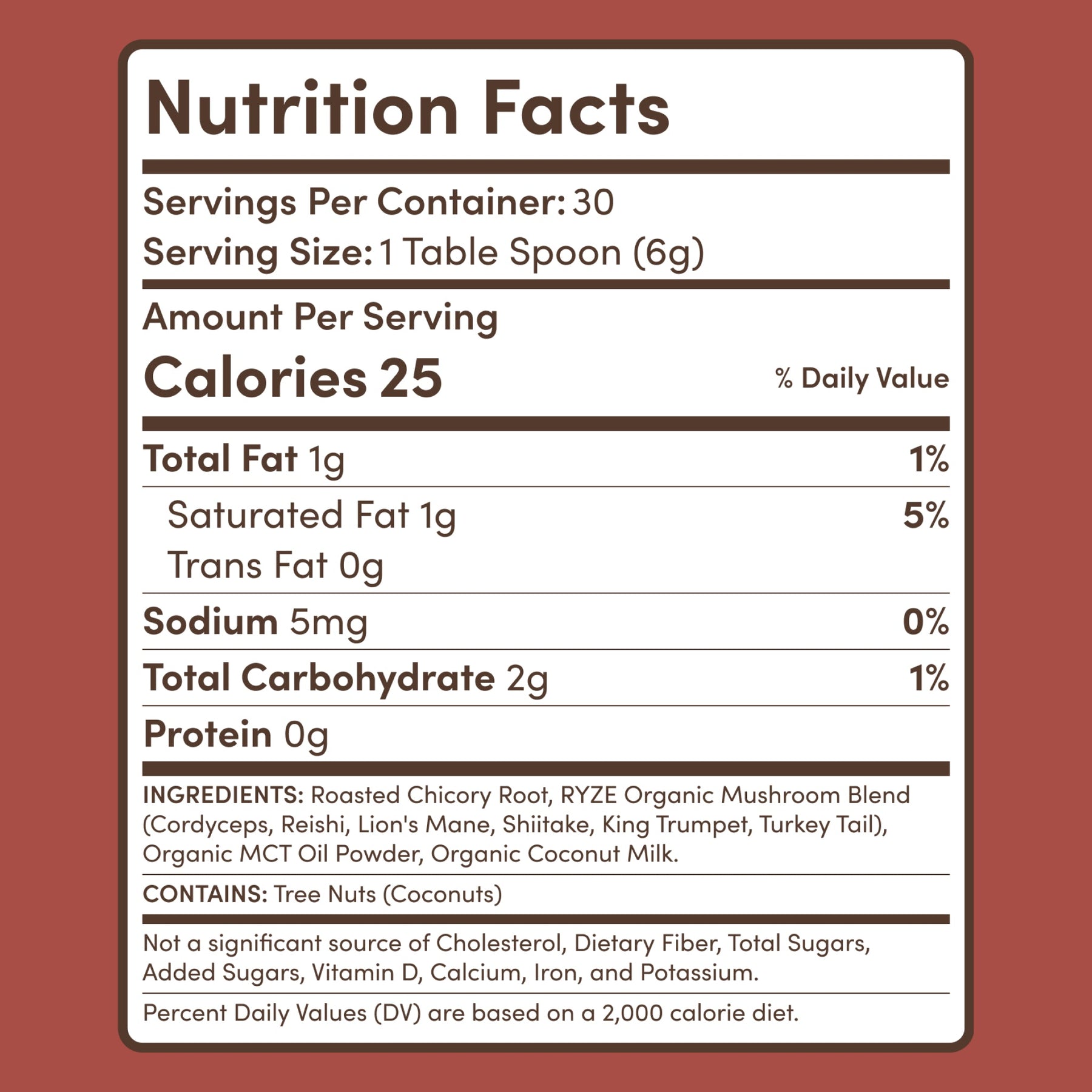 Mushroom Chicory (1 Pack - 30 Servings)
